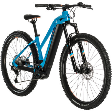 Mountain Bike eléctrica CUBE ACCESS HYBRID EXC 500 TRAPEZ 29" Mujer Azul/Negro 2020 0